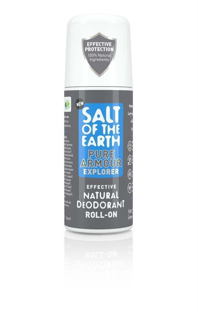 Salt of the Earth Pure Armour Explorer Deodorant Roll On for Men 75ml