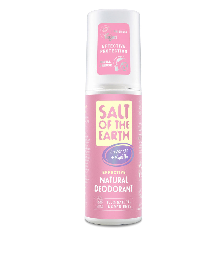 Salt Of The Earth Pure Aura Lavender & Vanilla Deodorant Spray 100ml
