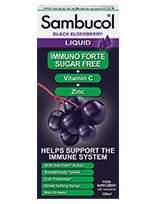 Sambucol Immuno Forte Black Elderberry Liquid Sugar Free 120ml
