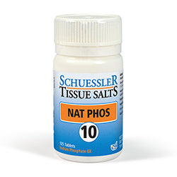 Schuessler Nat Phos No.10 Tissue Salts 125 Tablets