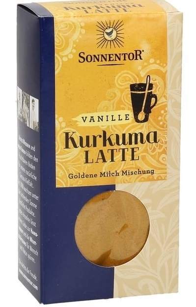 Sonnentor Organic Turmeric & Vanilla Latte Box 60g