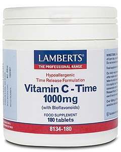 Lamberts Vitamin C Time Release 1000mg 180 Tablets
