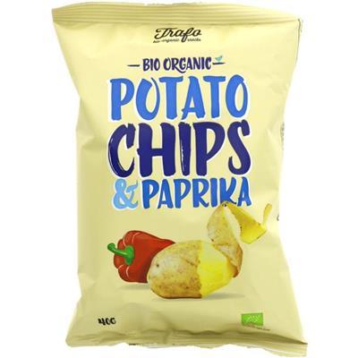 Trafo Organic Potato Crisps & Paprika 40g - Pack of 5