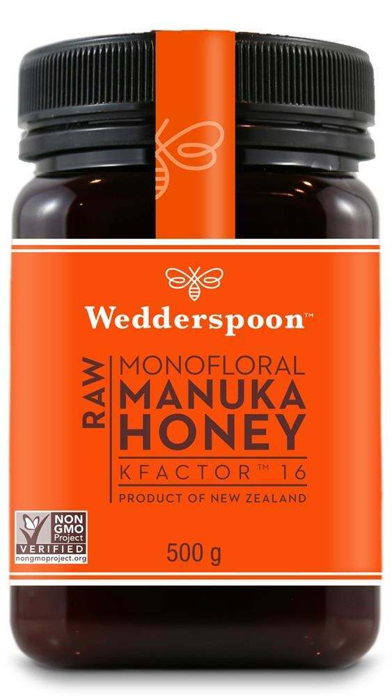 Wedderspoon Raw Manuka Honey KFactor 16+ 500g