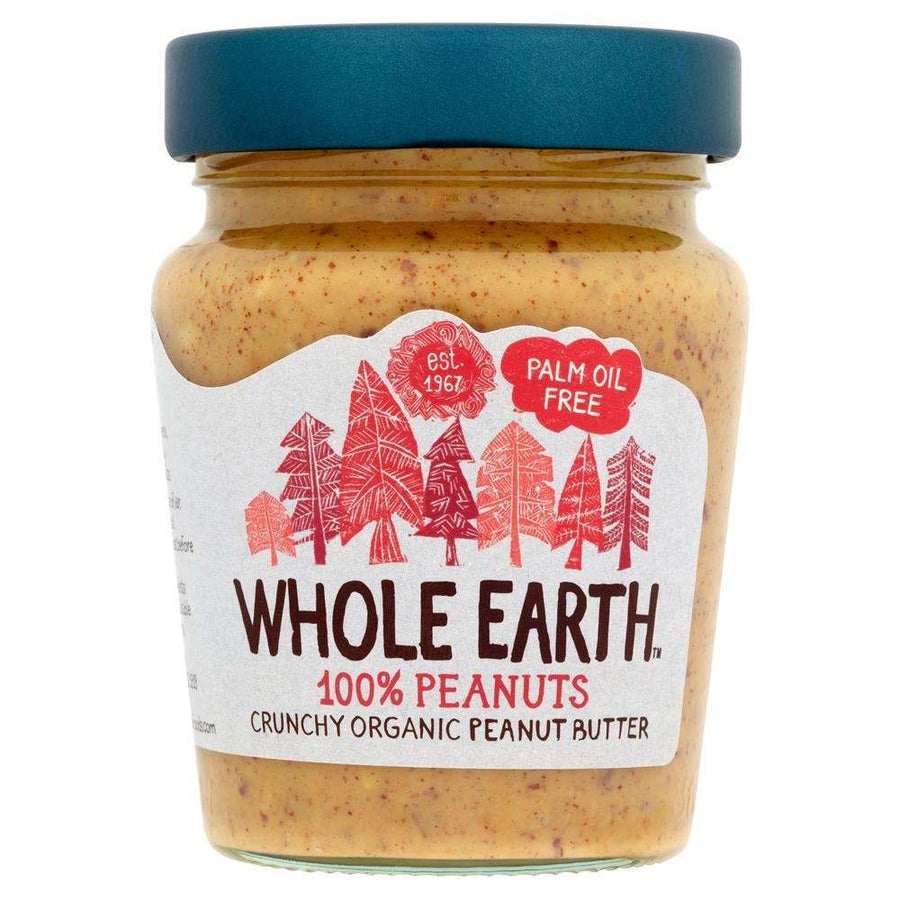 Whole Earth 100% Nuts Crunchy Peanut Butter 227g