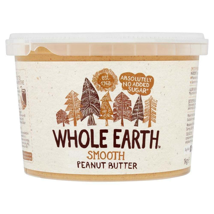 Whole Earth Smooth Original Peanut Butter 1kg