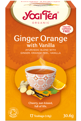 Yogi Tea Ginger Orange with Vanilla Organic Tea 17 Bags