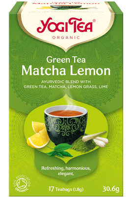 Yogi Tea Organic Green Tea Matcha Lemon 17 Bags