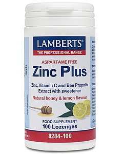 Lamberts Zinc Plus 100 Lozenges