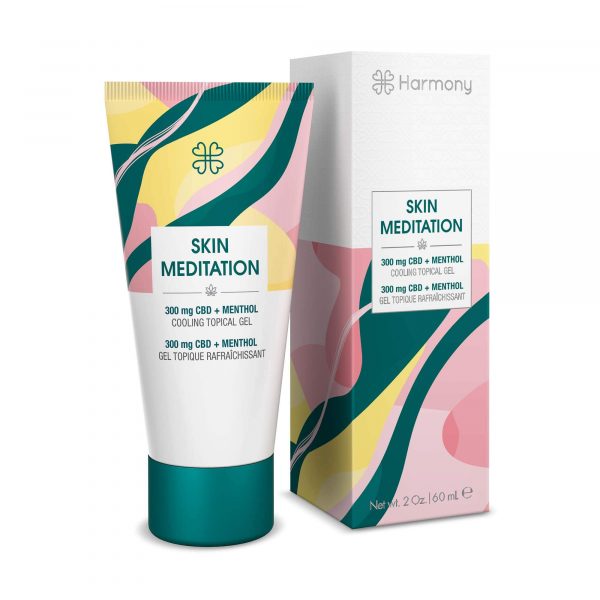 Harmony Skin Meditation Cooling Topical Gel 300mg 60ml