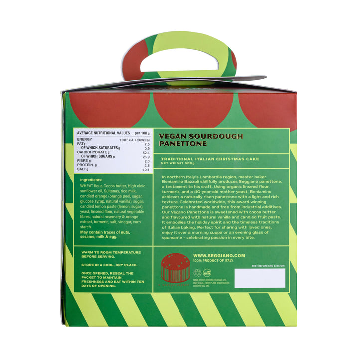 Seggiano Vegan Panettone 500g