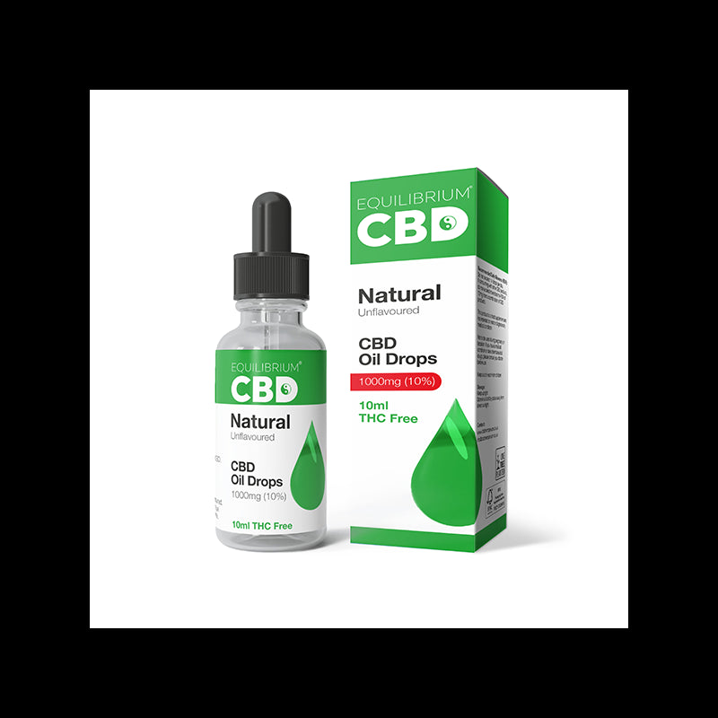 1000mg Equilibrium CBD Oil 10ml - Natural Flavour