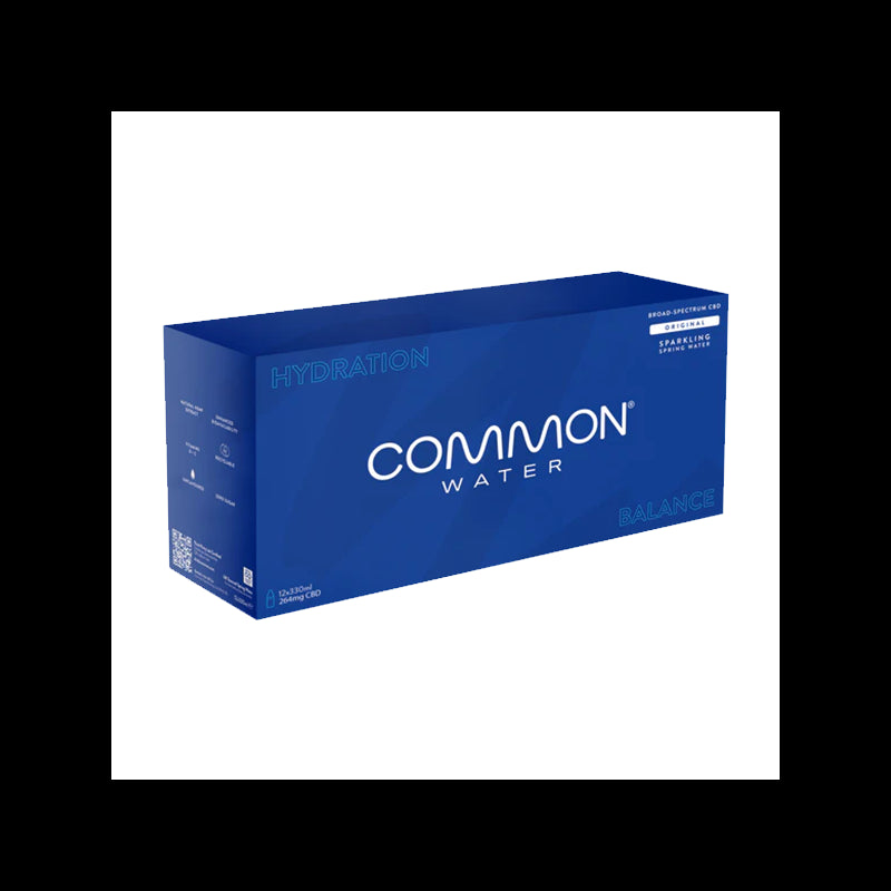 12 x Common Original Sparkling Broad Spectrum 22mg CBD Water - 330ml (BUY 1 GET 1 FREE)