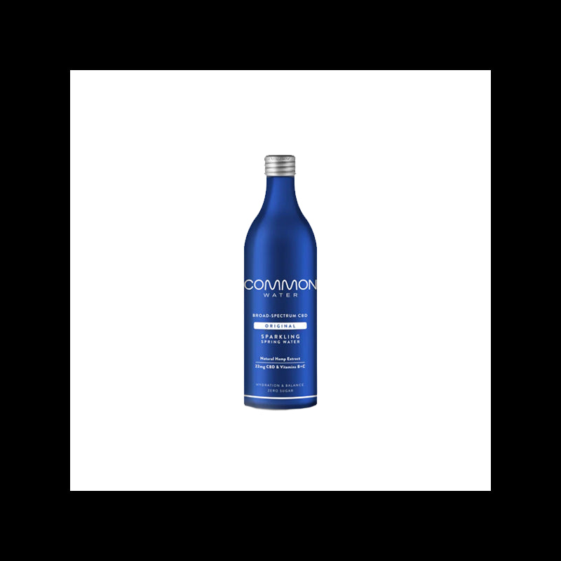 12 x Common Original Sparkling Broad Spectrum 22mg CBD Water - 330ml (BUY 1 GET 1 FREE)