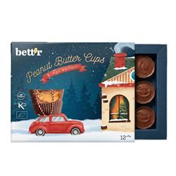 Bett'r Christmas Box of Peanut Nut Butter Cups 156g