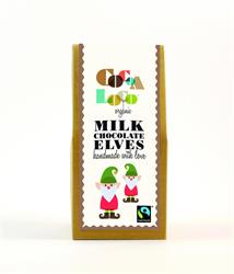 Cocoa Loco Organic Milk Chocolate Elves Bars 100g