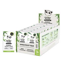 The Cheeky Panda Plastic Free Pocket Tissues 14 pack