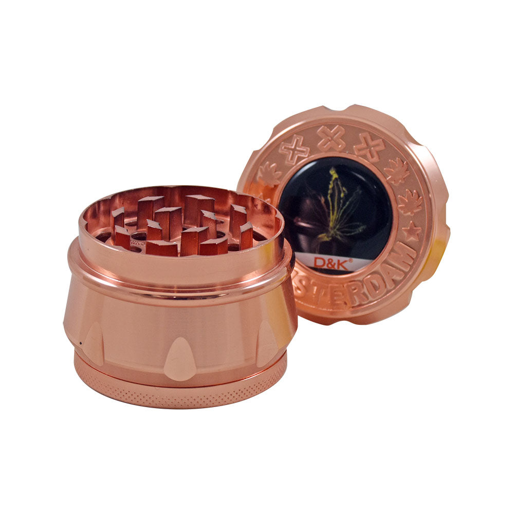 Grinder Metal Rose Gold Mixed Design