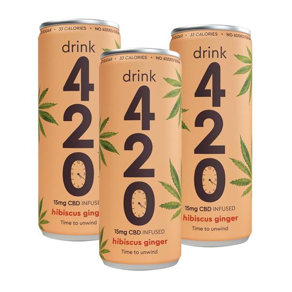 Simplee Hibiscus Ginger 15mg CBD 250ml (pack of 12)
