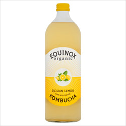 Equinox Organic Sicilian Lemon Kombucha 750ml