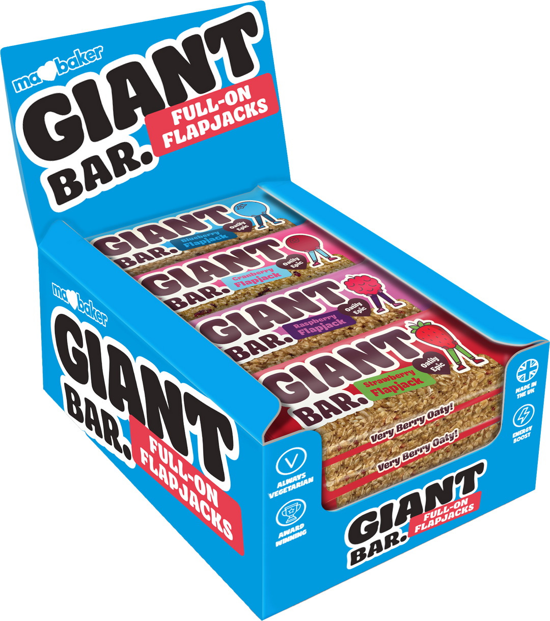 Ma Baker Giant Bars Berry Mix (Full Box of 20)