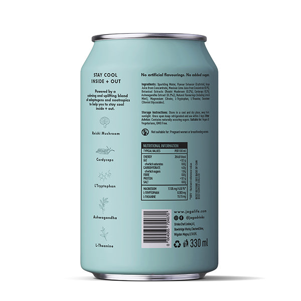 jAGA Lighty Sparkling Drinks 8x 330ml