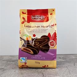 Lambertz UK Dark Chocolate Hearts 150g