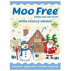 Moo Free White Advent Calendar 70g