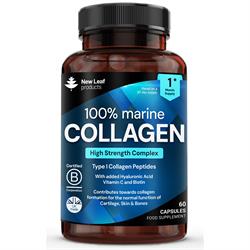Hydrolised Marine Collagen 1200mg Type 1 60 Capsules
