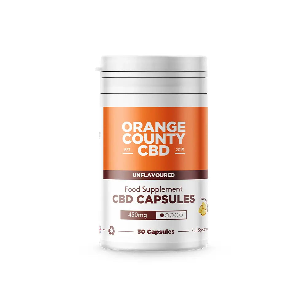 Orange County CBD Soft Gel Capsules 30 per tube