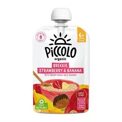 Piccolo Organic Brekkie Strawberry & Banana Stage 1 100g