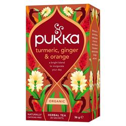 Pukka Organic Turmeric Ginger & Orange Active Tea 20 bag