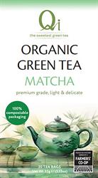Qi Organic Green Tea & Matcha 20 bags / 40g