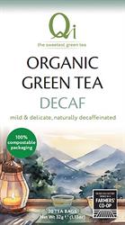 Qi Organic Decaffeinated Green Tea 20 bags / 32g