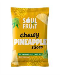 Soul Fruit - Soft Dried Pineapple Slices 30g