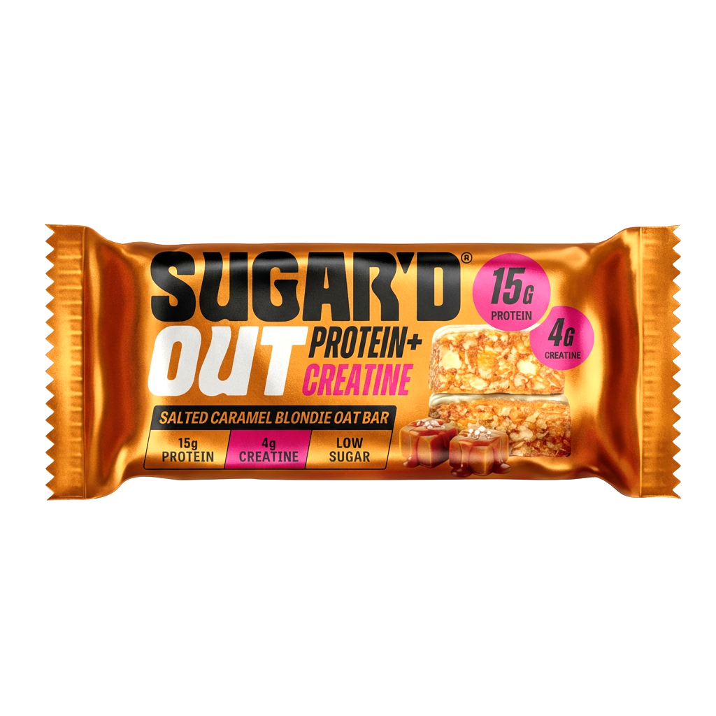 Sugard Out Salted Caramel Blondie Protein + Creatine 68g (Sold in multiple of 12)