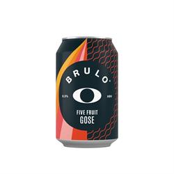 BRULO Five Fruit Gose Alcohol Free Beer 0.5% ABV