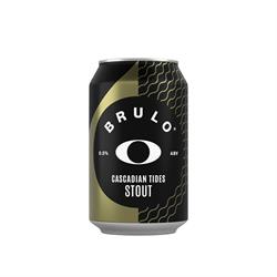 BRULO Cascadian Tides Stout Alcohol Free Beer 0.5% ABV