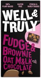 Oat M&lk Chocolate with Fudge & Free Brownie 90g