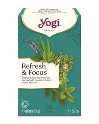 YOGI Organic Refresh & Focus 17bags