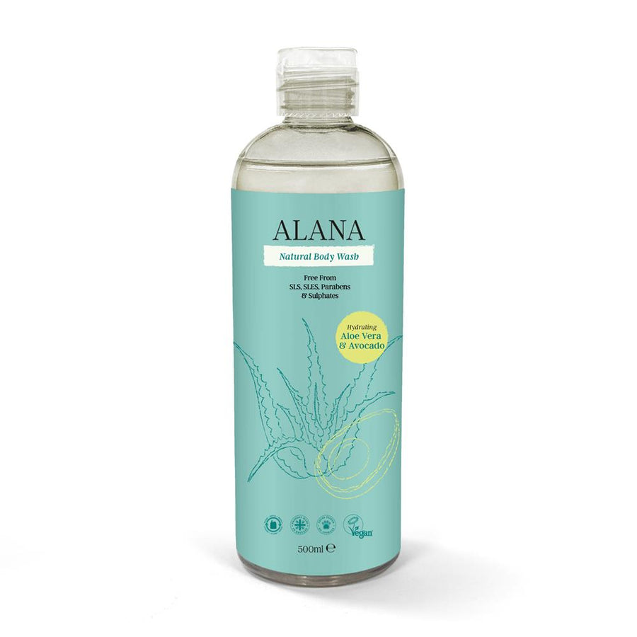 Aloe Vera and Avocado Body Wash 500ml