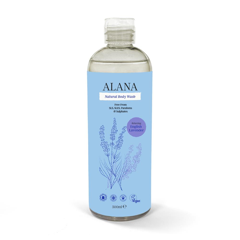 English Lavender Natural Body Wash 500ml