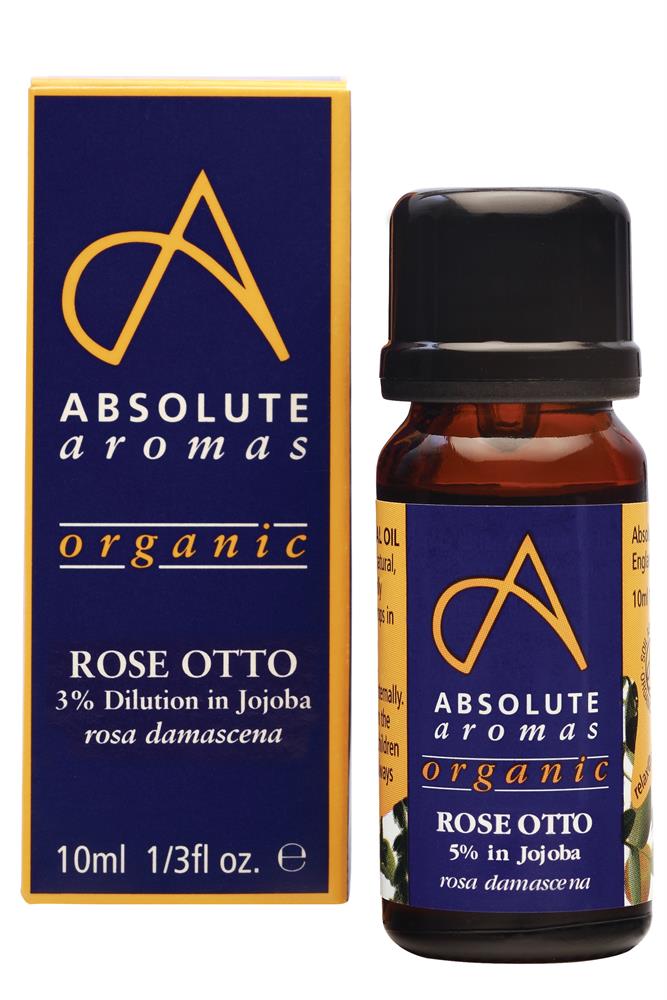 Organic Rose Otto 3% in Jojoba Oil 10ml