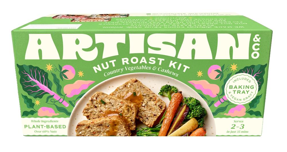 Artisan & Co Country Vegetable & Cashew Nut Roast Kit 212g