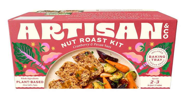 Artisan & Co Cranberry & Pecan Nut Roast Kit 212g