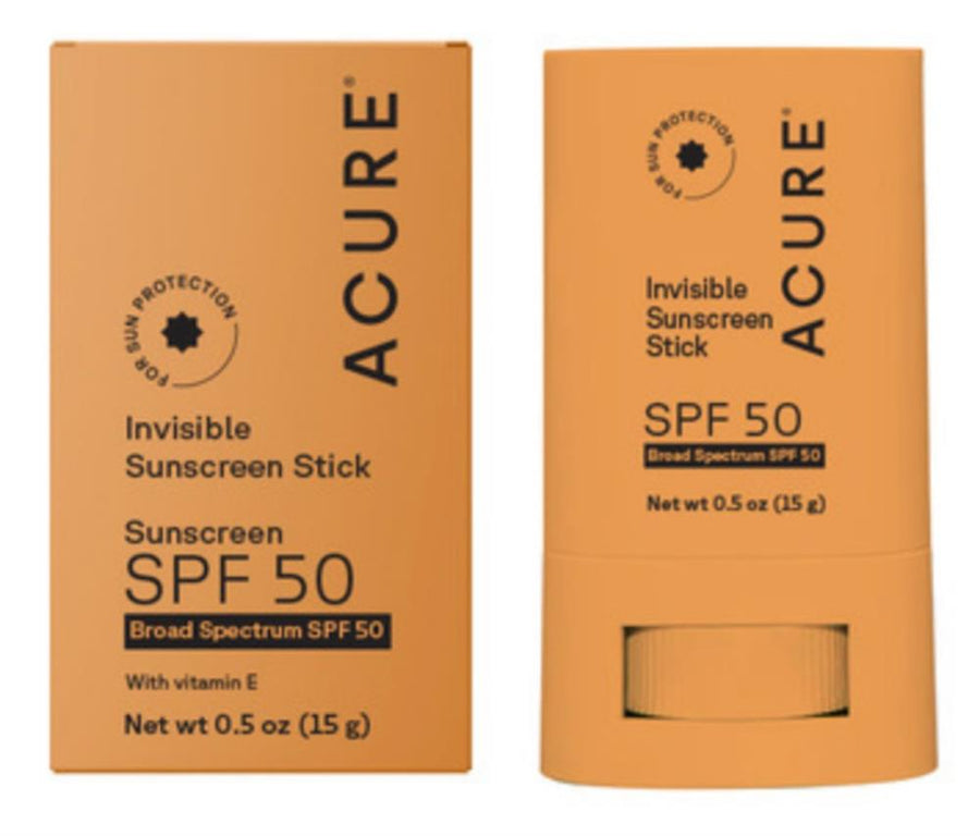 Acure Invisible Sunscreen Stick SPF 50