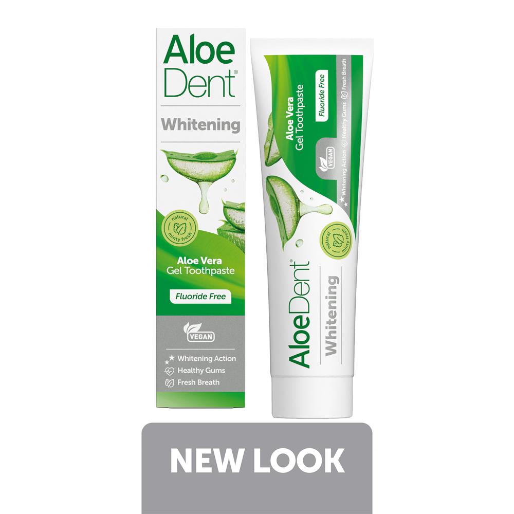 Aloe Dent Whitening Aloe Vera Gel Toothpaste Fluoride Free