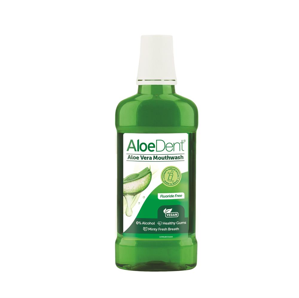 Aloe Dent Aloe Vera Mouthwash Fluoride Free 500ml