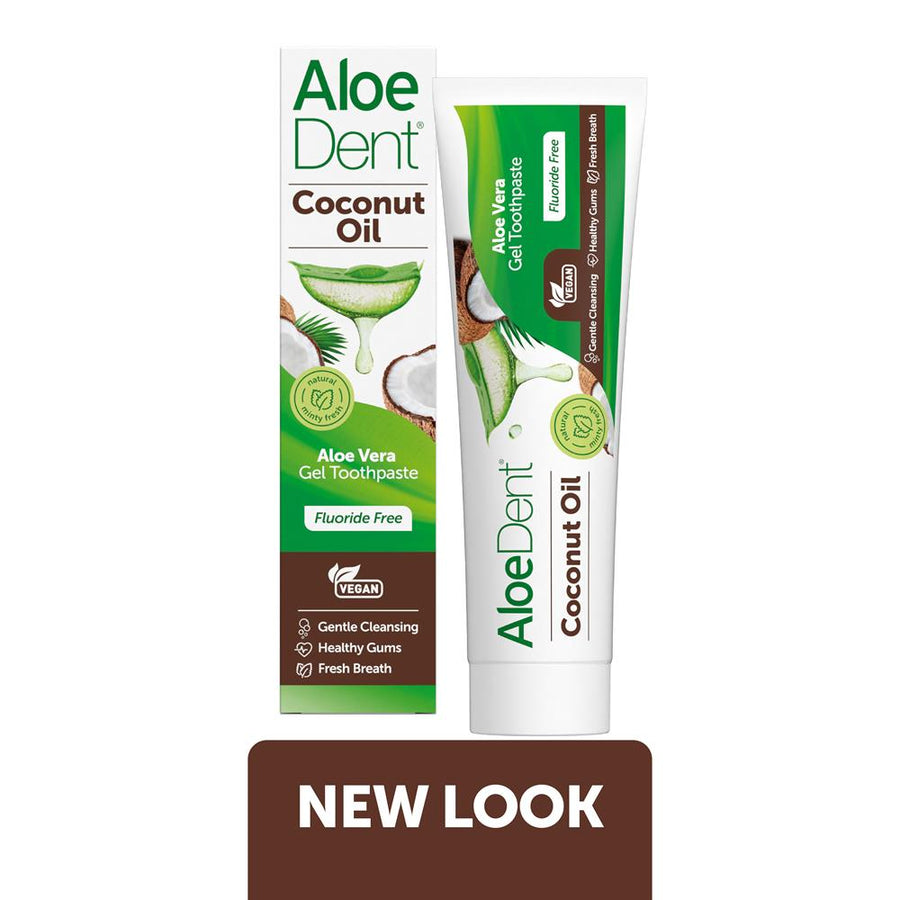Aloe Dent Coconut Oil Aloe Vera Gel Toothpaste Fluoride Free