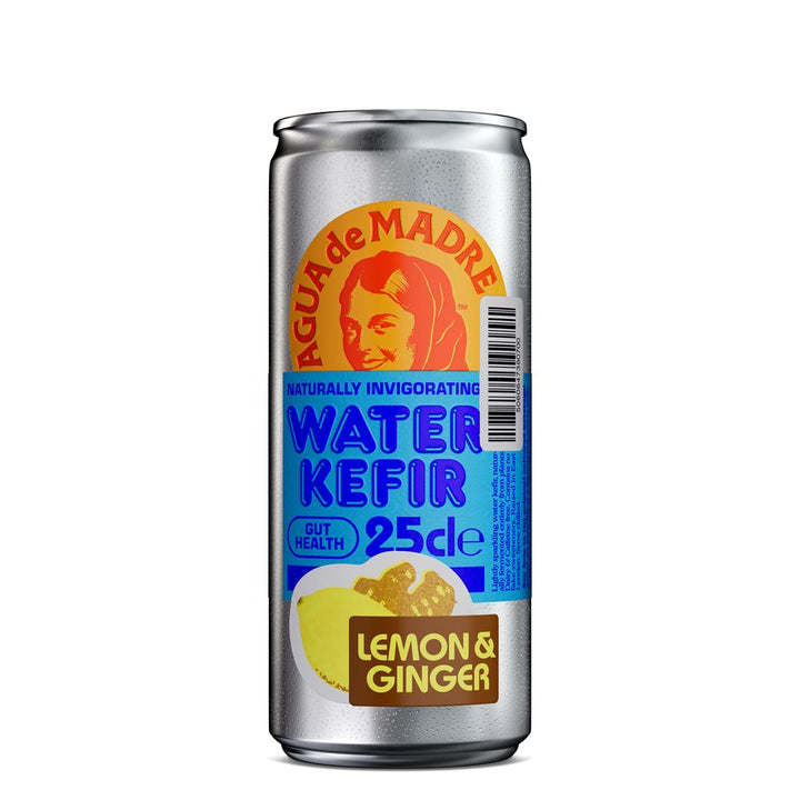 Agua de Madre Lemon & Ginger Water Kefir 250ml Can